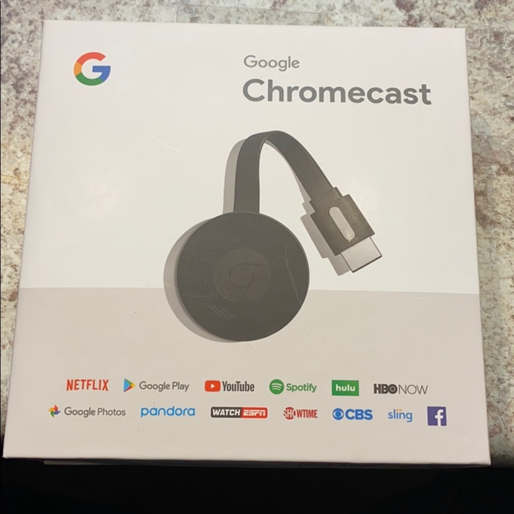 Google Chromecast, New** Never Used**